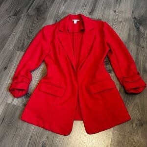 Bar III Vibrant Red Women's Blazer